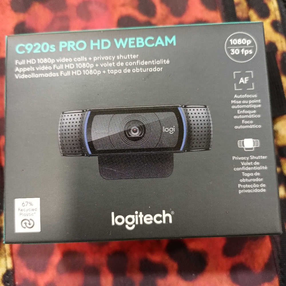 Logitech C920s Pro HD Webcam